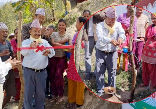 गल्छी–६ बराडाँडाका ५८ घरमा एक घर–एक धारा