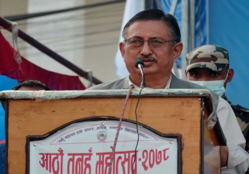 गठबन्धन सरकार बचाउन पनि हो : गृहमन्त्री खाँण