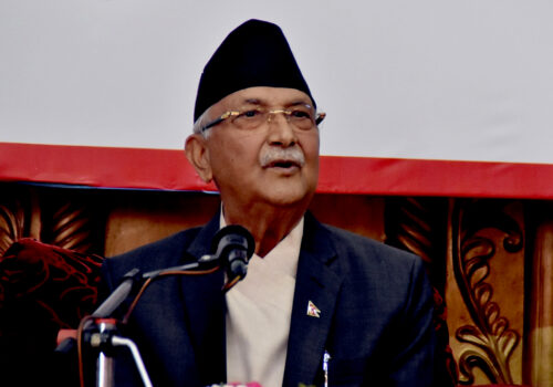 कांग्रेसको घोषणापत्रमाथि ओलीको टिप्पणी :  बकवास र तथानाम गालीको दस्तावेज हो