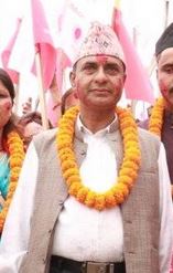 धुनिबेसी नगरपालिकामा एमालेबाट प्रमुख पदका उम्मेदवार रामराजा पाण्डे को हुन ?