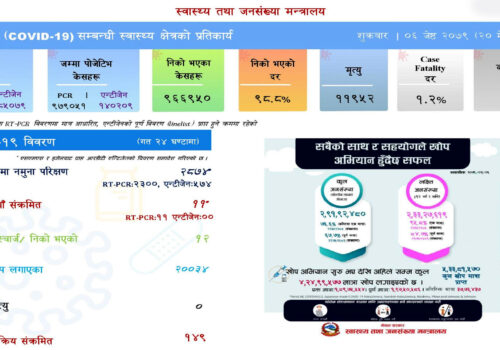 थप ११ जनामा कोरोना संक्रमण पुष्टि,१२ जना स्वस्थ