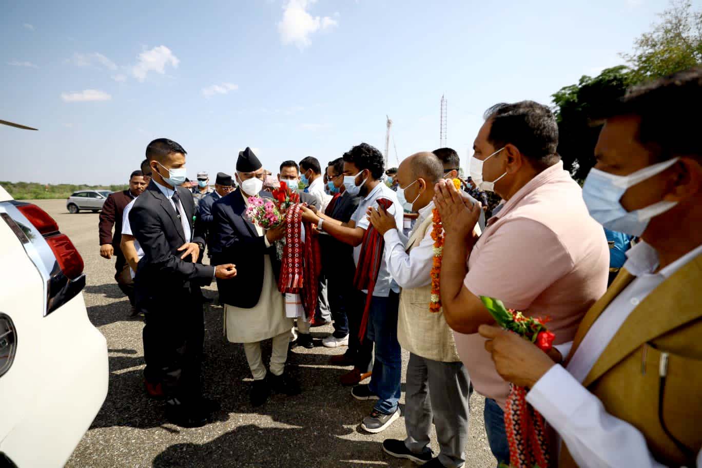प्रधानमन्त्री देउवा दाङमा