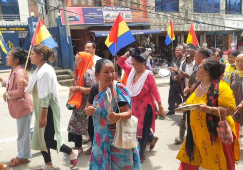 धादिङमा राप्रपा निकट महिला संगठनद्धारा महँगीविरूद्ध थाल ठटाउँदै जुलुस प्रदर्शन