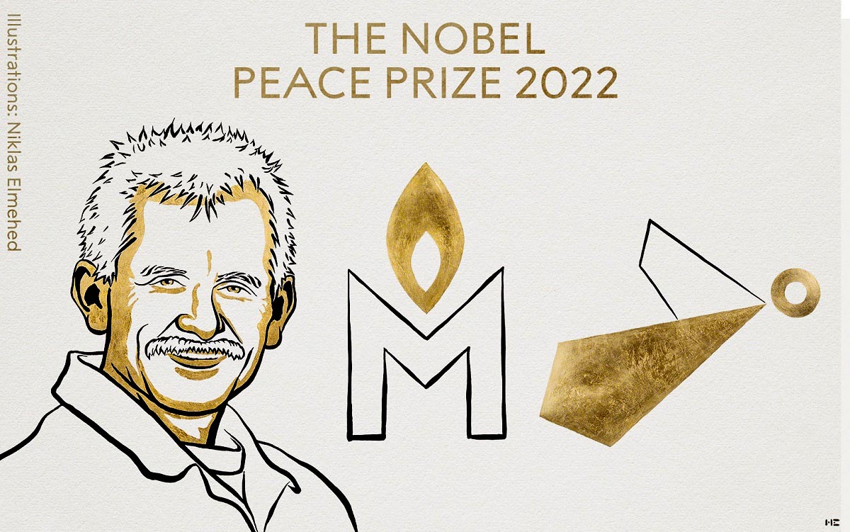 यस वर्षको नोबेल शान्ति पुरस्कार बेलारूसका अभियन्ता, रूस र युक्रेनका संस्थालाई