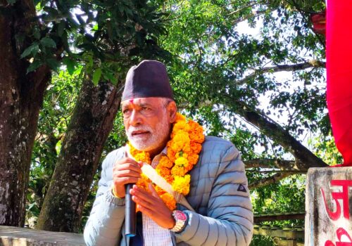 निर्वाचनमा जिताएर पठाउनु,गुठी समस्या समाधान गर्न नेतृत्व लिएर काम गर्छुः रामनाथ अधिकारी