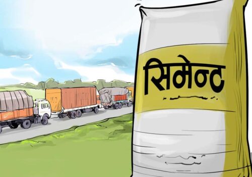 सत्र करोड बराबरको नेपाली सिमेन्ट निर्यात
