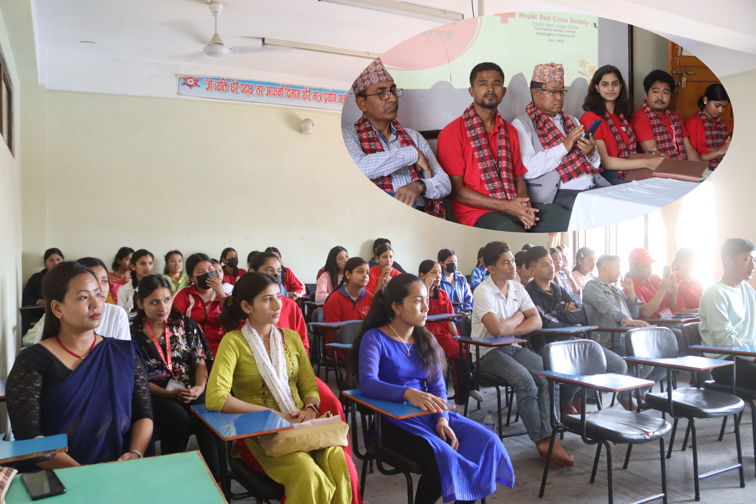 नीलकण्ठ क्याम्पसमा बिद्याथीहरुलाई वैकल्पिक सेनिटरी प्याड बनाउने तालिम संचालन