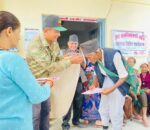 नेत्रावतीमा जेष्ठ नागरिकलाई स्वास्थ्य परिक्षण सहित सहयोग सामाग्री हस्तान्तरण