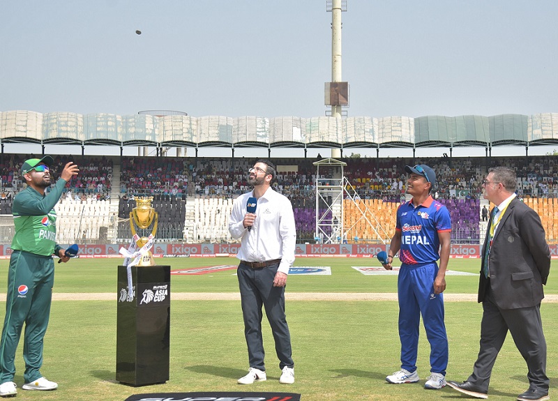 एसिया कप क्रिकेट : पाकिस्तानले टस जित्यो