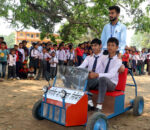 त्रिपुरासुन्दरी–१ रानीपौवा मा.विका विद्यार्थीले बनाए विद्युतीय गाडी
