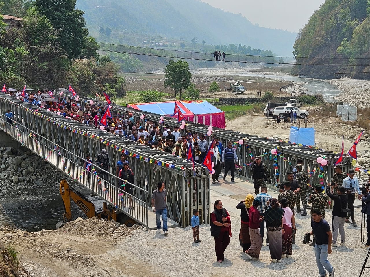 किन्ताङफेदी पुलकोे उद्घाटन