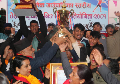 सिद्धलेक गाउँपालिकाको राष्ट्रपति रनिङ शिल्ड महाकाली माविले जित्यो