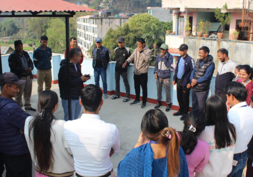 धादिङबेसीमा समुदायमा आधारित अनुकूल योजना तथा जलवायु परिवर्तन सम्बन्धी तालिम