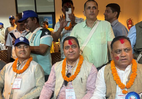 नेपाल लोकतान्त्रिक यातायात ब्यवसायी संघको उपाध्यक्षमा धादिङका शरद अधिकारी निर्वाचित
