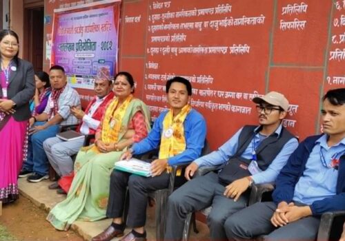 मार्पाकमा “पाँचौं नेत्रावती डबजोङ्ग गाउँपालिका स्तरीय हस्तलेखन प्रतियोगिता