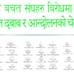 सहकारी नियामकीय मापदण्डको विरोधमा जिल्ला बचत संघको संयुक्त विज्ञप्ति, तत्काल संशोधनको माग