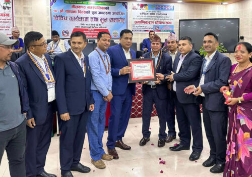 नीलकण्ठ  नगरपालिका पूर्ण खोप सुनिश्चितता  घोषणा