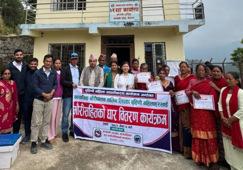 नेत्रावती डबजोङमा व्यवसायिक मौरी पालन सम्बन्धि तालिम सम्पन्न