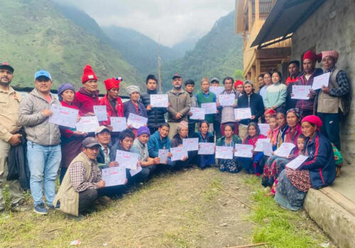 रुवीभ्यालीको लिन्जोमा खर्क व्यवस्थापन सम्बन्धी पाँचदिने तालिम सम्पन्न