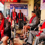 अपाङ्गता भएका सल्यानटारका आठ जनालाई विद्युतीय ह्विलचियर वितरण