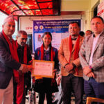 वक्तृत्वकला प्रतियोगितामा चौथो स्थान हासिल गर्ने सन्ध्या बिक सम्मानित