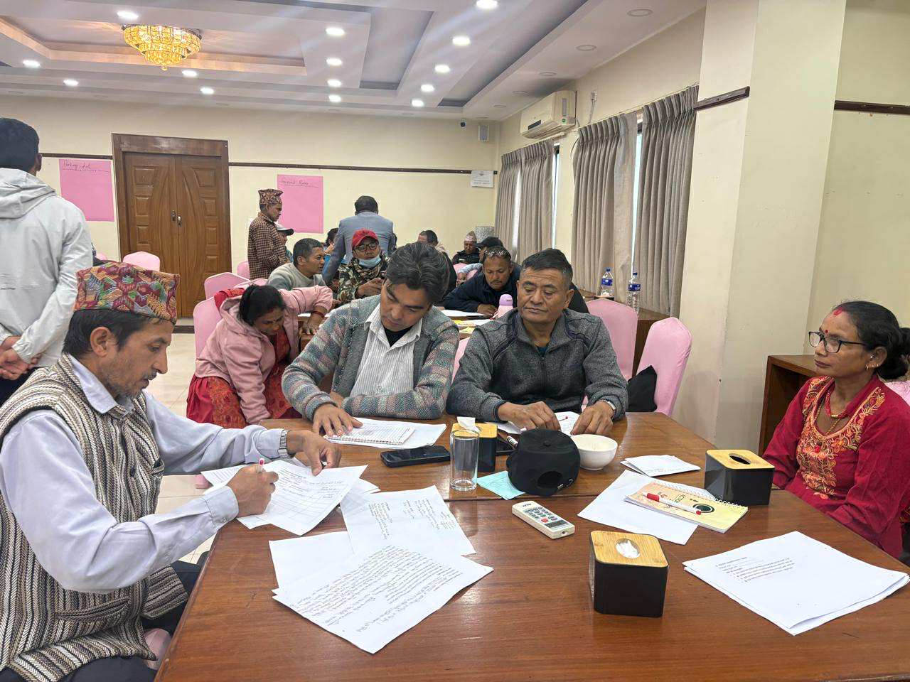 साना तथा मझौला कृषि व्यवसायीका लागि धादिङबेसीमा क्षमता विकास कार्यशाला