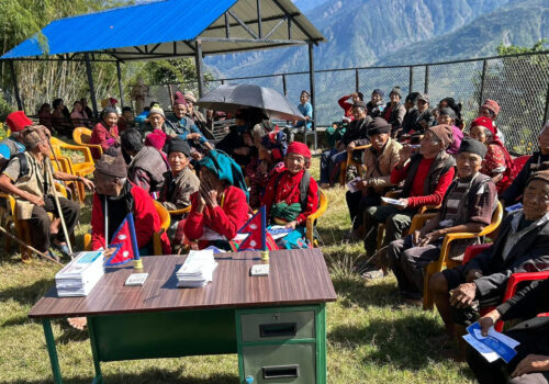 सामाजिक सुरक्षा भत्ता वितरण सेवाग्राहीकै टोलमा