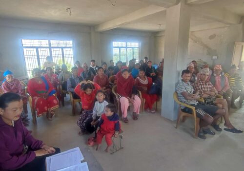 ससाहडाँडा निवुवाँबारी सामुदायिक वन समुहले सदस्य घर परिवारको स्वास्थ बिमा गरिदिने