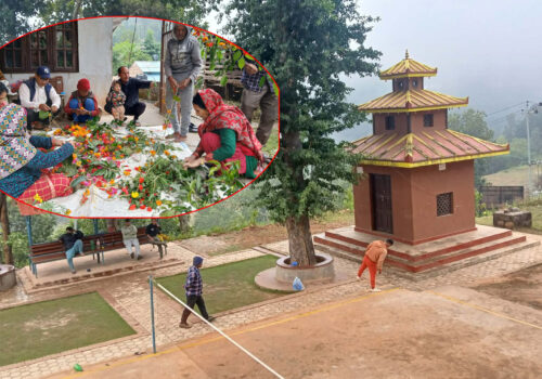 नीलकण्ठ–८ ससाह देउरालीको शिव मन्दिरमा आज विशेष जात्रा