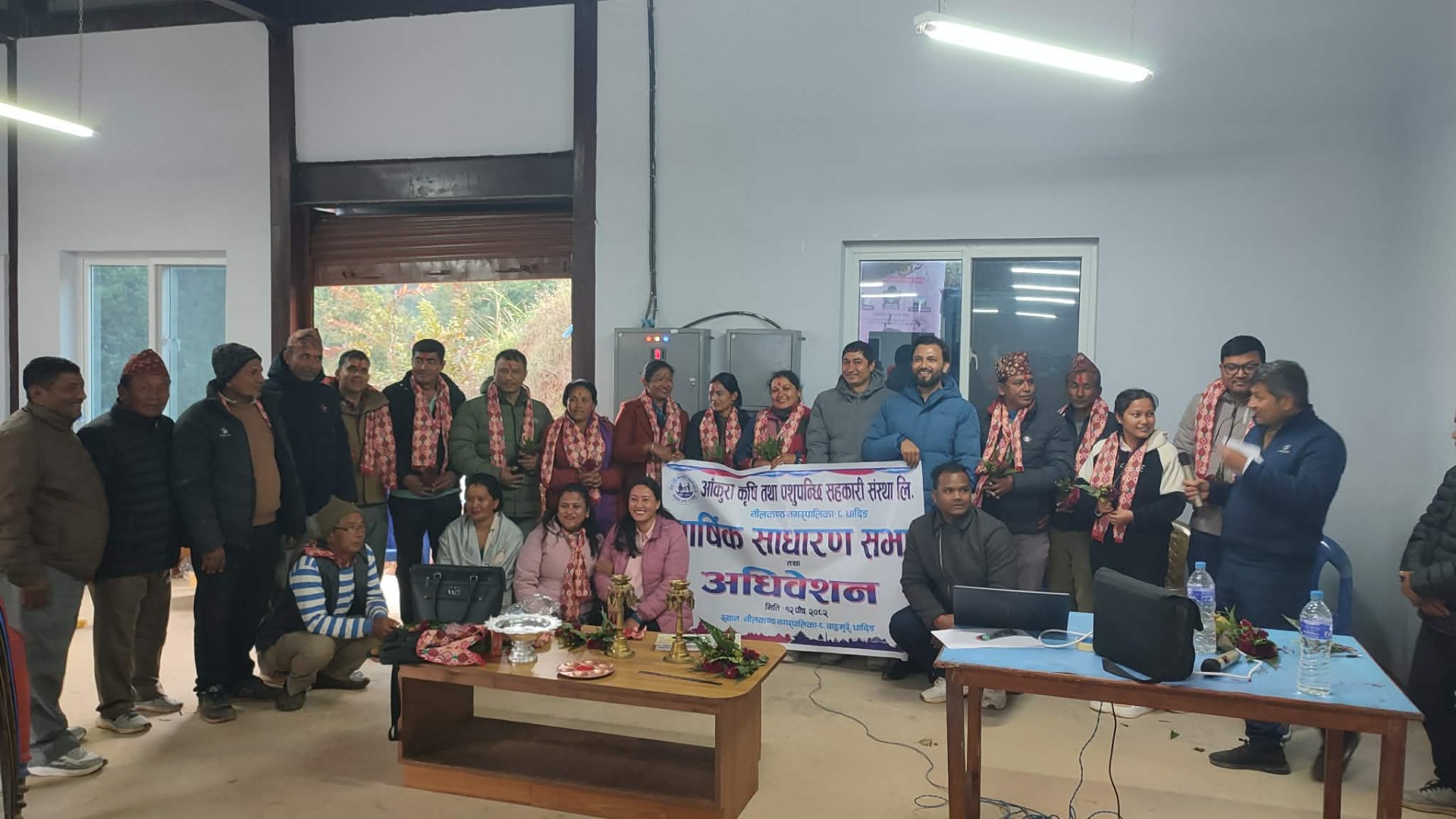 उत्पादन, प्रशोधन र बजारीकरणमा जोड दिँदै आँकुरा कृषि सहकारी