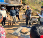 ज्वालामुखीमा स्वाँरा सघनको परियोजनाको कार्यप्रगति समीक्षा, विज्ञ टोलीद्वारा फिल्ड अवलोकन