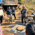 ज्वालामुखीमा स्वाँरा सघनको परियोजनाको कार्यप्रगति समीक्षा, विज्ञ टोलीद्वारा फिल्ड अवलोकन