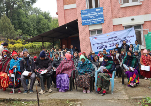 दुई दिने मोतिबिन्दु शल्यक्रिया शिविरमा १०७ जनाको सफल शल्यक्रिया