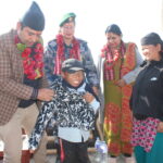 सलाङ स्वास्थ्य चौकीमा निशुल्क स्वास्थ्य शिविर तथा न्यानो कपडा वितरण